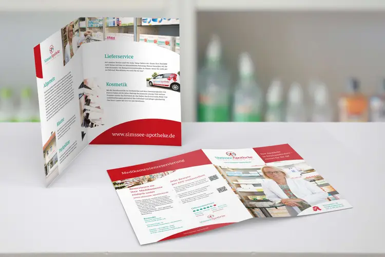 Simssee Apotheke Falzflyer